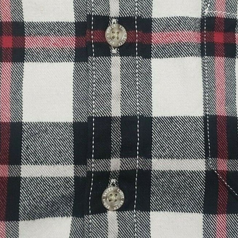 Eddie Bauer Flannel Button Down Large - image 4
